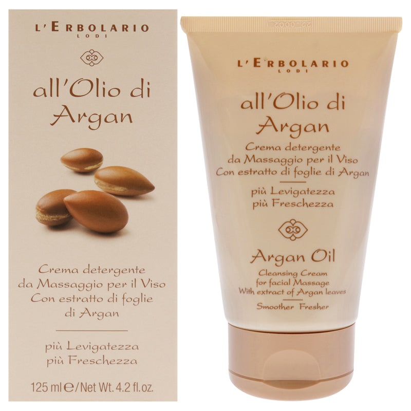 LErbolario Cleansing Cream - Argan Oil by LErbolario for Women - 4.2 oz Cleanser