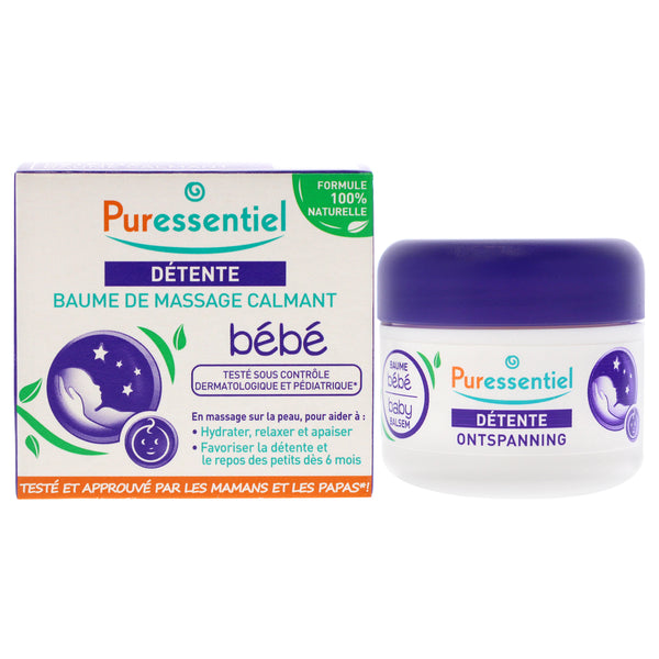 Puressentiel Rest and Relax Soothing Massage Balm Baby by Puressentiel for Kids - 1.01 oz Balm