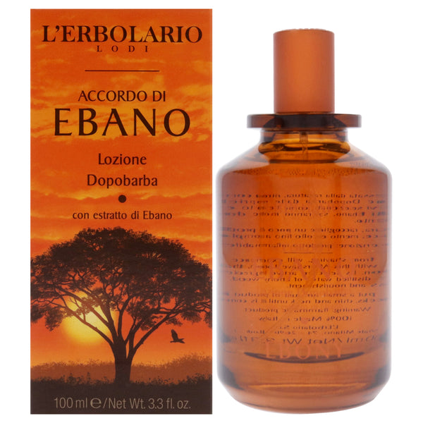 LErbolario After Shave Lotion - Notes of Ebony by LErbolario for Unisex - 3.3 oz After Shave