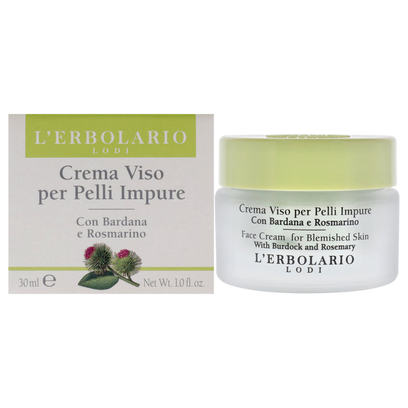 LErbolario Face Cream for Blemished Skin by LErbolario for Unisex - 1 oz Cream
