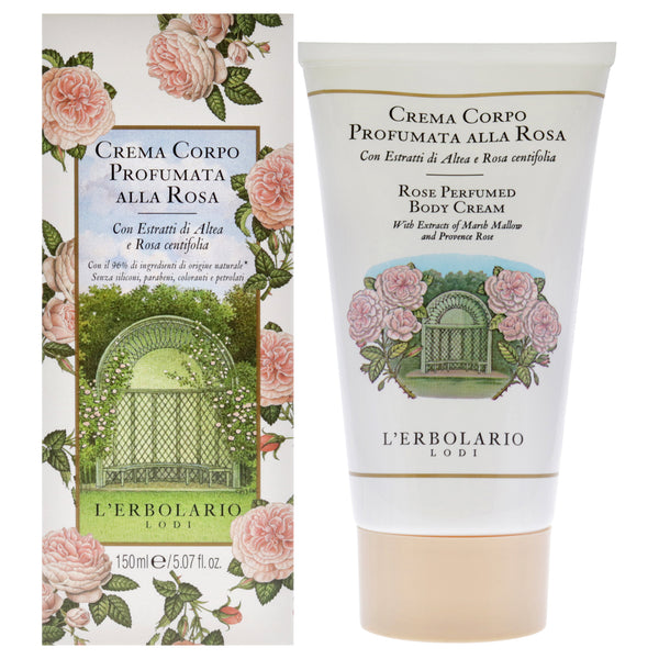 LErbolario Perfumed Body Cream - Rose by LErbolario for Unisex - 5.07 oz Body Cream
