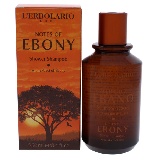 LErbolario Notes of Ebony Shower Shampoo by LErbolario for Unisex - 8.4 oz Shampoo