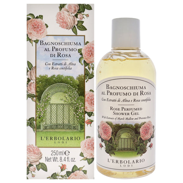 LErbolario Perfumed Shower Gel - Rosa by LErbolario for Unisex - 8.4 oz Shower Gel