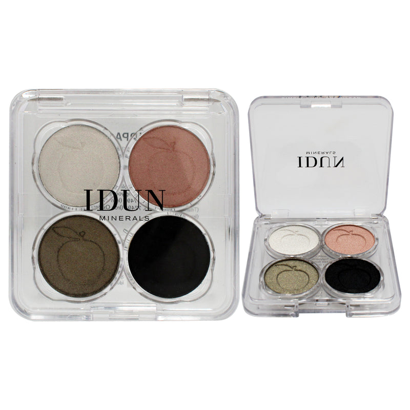 Idun Minerals Eyeshadow Palette - 406 Vitsippa by Idun Minerals for Women - 4 x 0.03 oz Eye Shadow