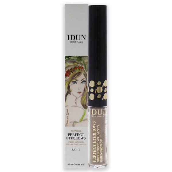 Idun Minerals Perfect Eyebrows Gel - 301 Light by Idun Minerals for Women - 0.19 oz Eyebrow