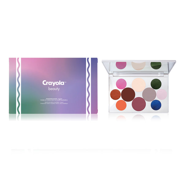 Crayola Crayola Eyeshadow Palette - Tropical by Crayola for Women - 0.63 oz Eye Shadow