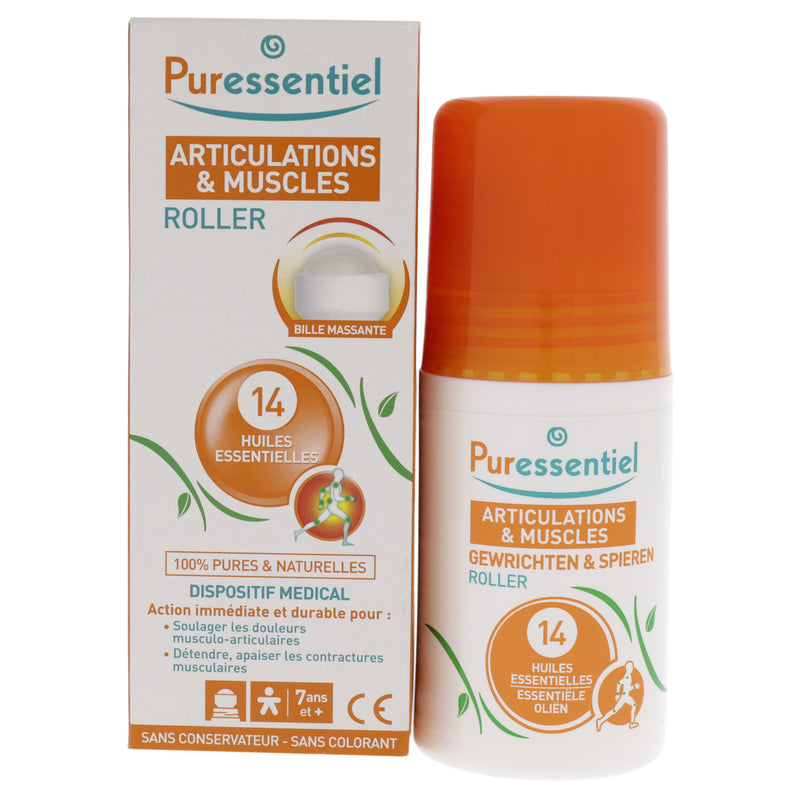 Puressentiel Muscles and Joints Roller by Puressentiel for Unisex - 2.53 oz Rollon