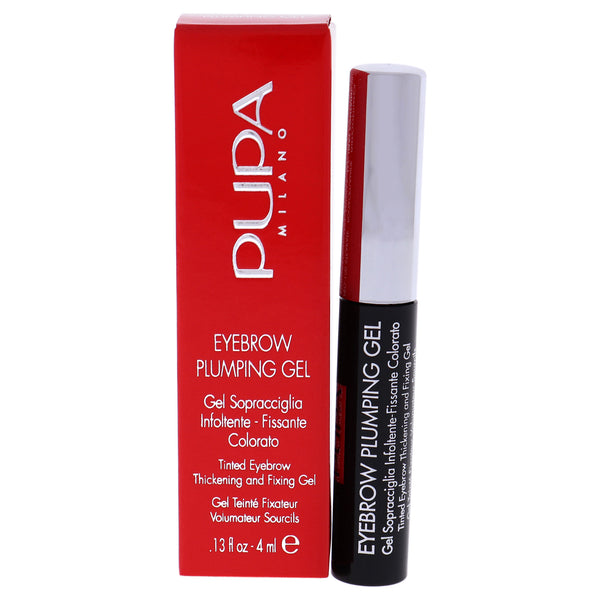 Pupa Milano Eyebrow Plumping Gel - 003 Dark Brown by Pupa Milano for Women - 0.13 oz Eyebrow Gel