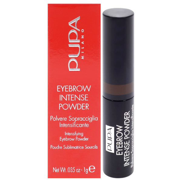 Pupa Milano Eyebrow Intense Powder - 003 Dark Brown by Pupa Milano for Women - 0.035 oz Eyebrow