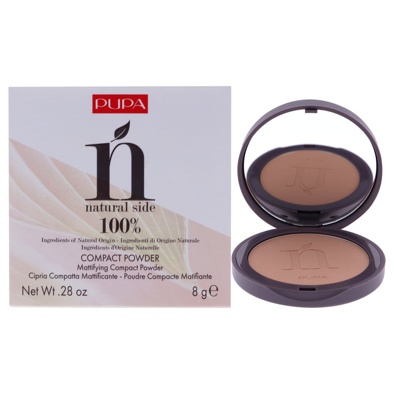 Pupa Milano Natural Side Compact Powder - 003 Warm Beige by Pupa Milano for Women - 0.28 oz Powder