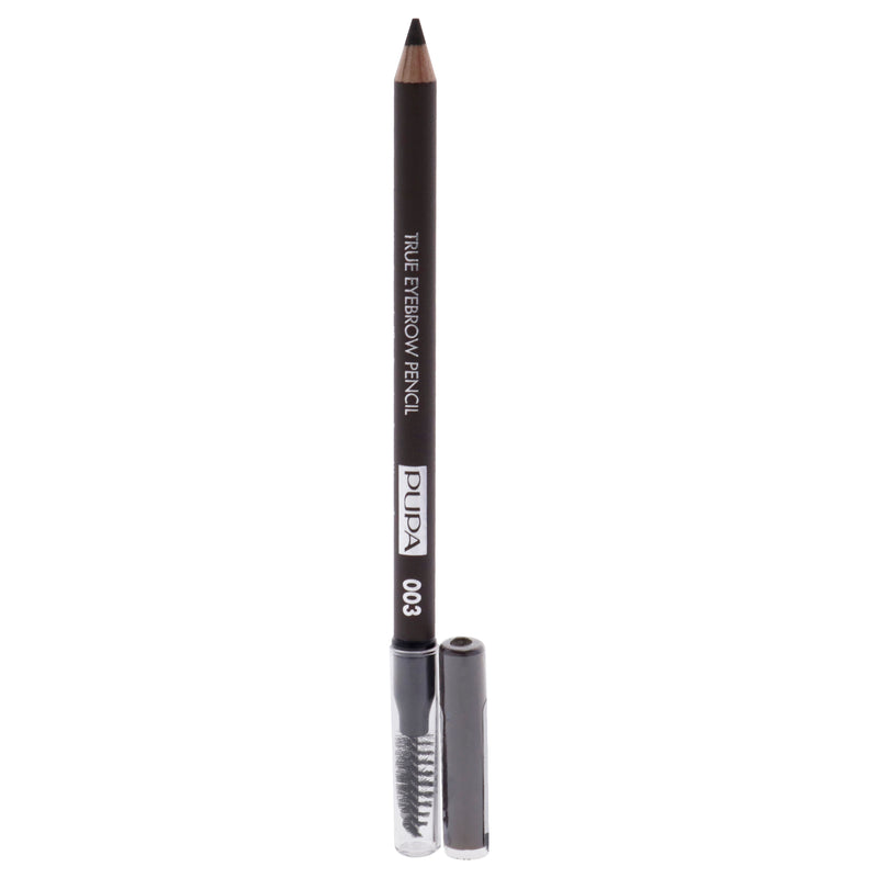 Pupa Milano True Eyebrow Pencil Pencil - 003 Dark Brown by Pupa Milano for Women - 0.038 oz Eyebrow Pencil