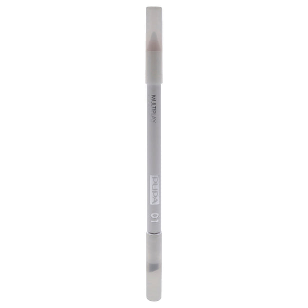 Pupa Milano Multiplay Eye Pencil - 01 Icy White by Pupa Milano for Women - 0.04 oz Eye Pencil