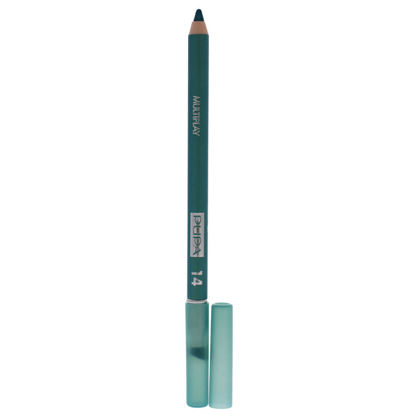 Pupa Milano Multiplay Eye Pencil - 14 Water Green by Pupa Milano for Women - 0.04 oz Eye Pencil