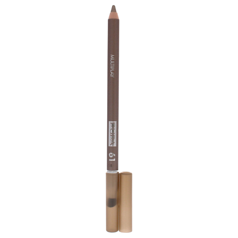 Pupa Milano Multiplay Eye Pencil - 61 Platinum by Pupa Milano for Women - 0.04 oz Eye Pencil