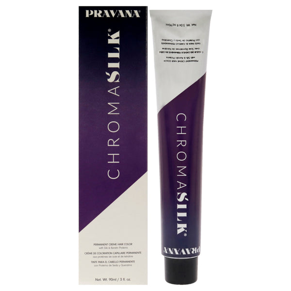 ChromaSilk Creme Hair Color - 6NTA-6NT1 Dark Neutral Ash Blonde by Pravana for Unisex - 3 oz Hair Color