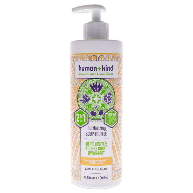 Human+Kind Body Souffle 2-In-1 Moisturizer by Human+Kind for Unisex - 16.9 oz Body Souffle