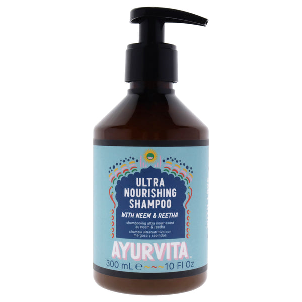 AyurVita Neem and Reetha Ultra Nourishing Shampoo by AyurVita for Unisex - 10 oz Shampoo