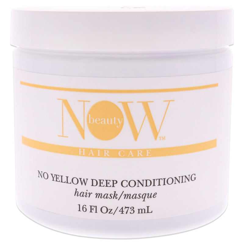 NOW Beauty Ultra Hydrating No Yellow Hair Mask by NOW Beauty for Unisex - 16 oz Masque