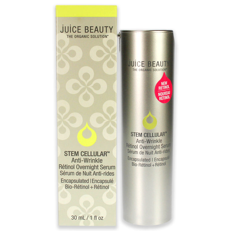 Juice Beauty Stem Cellular Anti-Wrinkle Retinol Overnight Serum by Juice Beauty for Women - 1 oz Serum