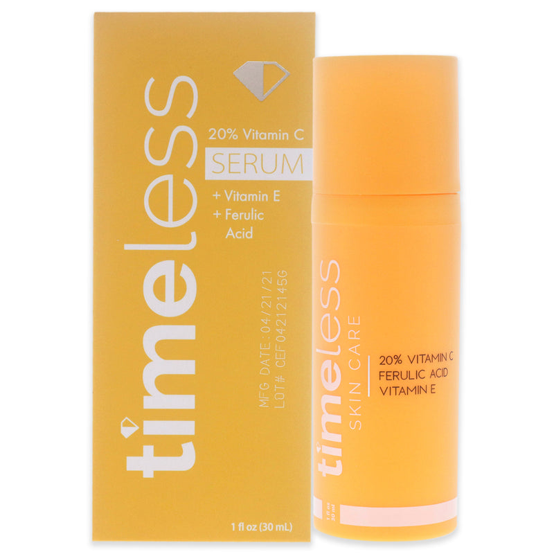 Timeless Vitamin C Plus E 20 Percent Ferulic Acid Serum by Timeless for Unisex - 1 oz Serum