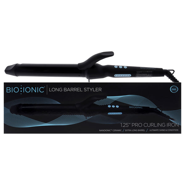 Bio Ionic Long Barrel Styler - Black by Bio Ionic for Women - 1.25 Inch Curling Iron