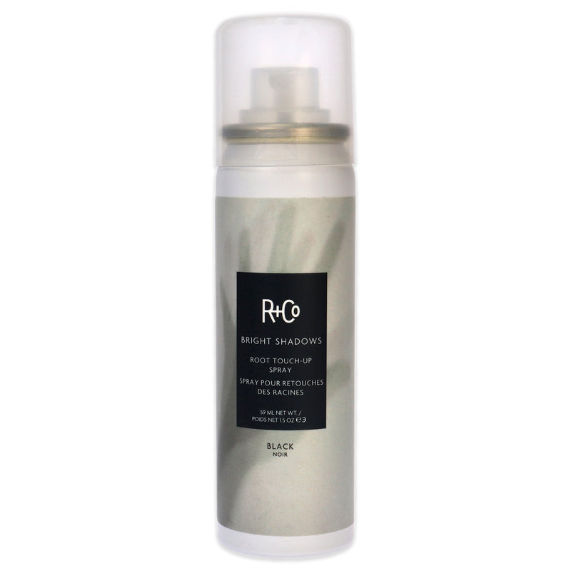 R+Co Bright Shadows Root Touch Up Spray - Black by R+Co for Unisex - 1.5 oz Hair Color