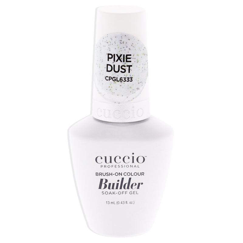 Cuccio Pro Brush-On Colour Builder Soak Off Gel - Pixie Dust by Cuccio Pro for Women - 0.43 oz Nail Polish