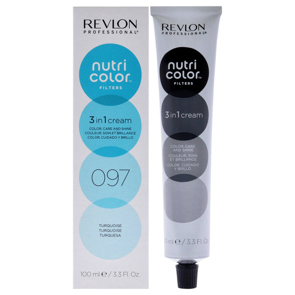 Revlon Nutri Color Cream - 097 Turquoise by Revlon for Unisex - 3.3 oz Hair Color