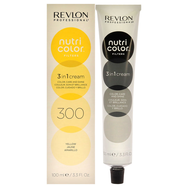 Revlon Nutri Color Cream - 300 Yellow by Revlon for Unisex - 3.4 oz Hair Color