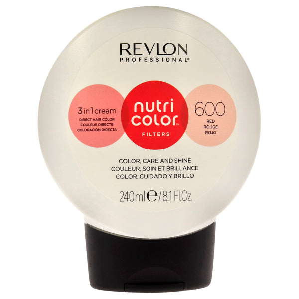 Revlon Nutri Color Cream - 600 Red by Revlon for Unisex - 8.1 oz Hair Color