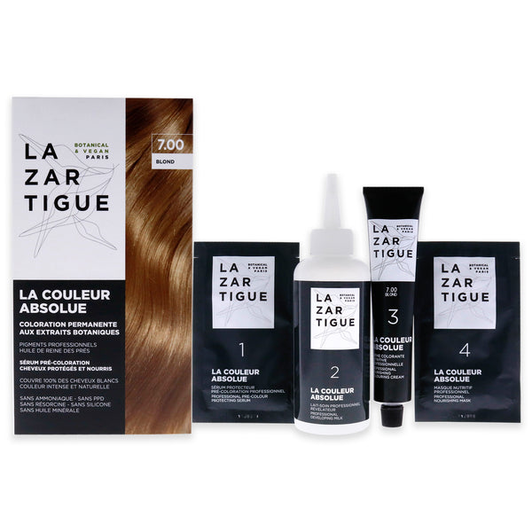 Lazartigue La Couleur Absolue Permanent Haircolor - 7.00 Blond by Lazartigue for Unisex - 1 Application Hair Color