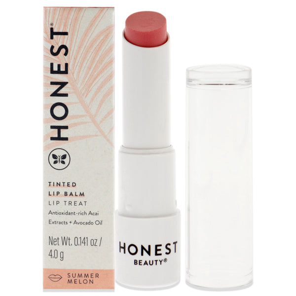 Honest Tinted Lip Balm - Summer Melon by Honest for Women - 0.141 oz Lip Balm