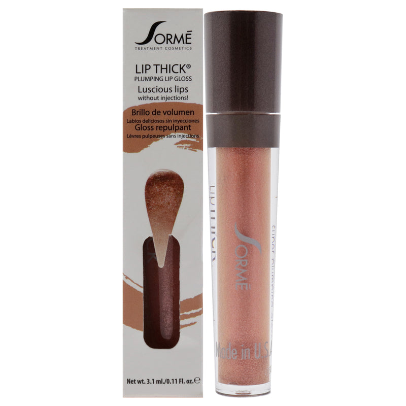 Sorme Cosmetics Lip Thick Plumping Lip Gloss - Unveil by Sorme Cosmetics for Women - 0.11 oz Lip Gloss