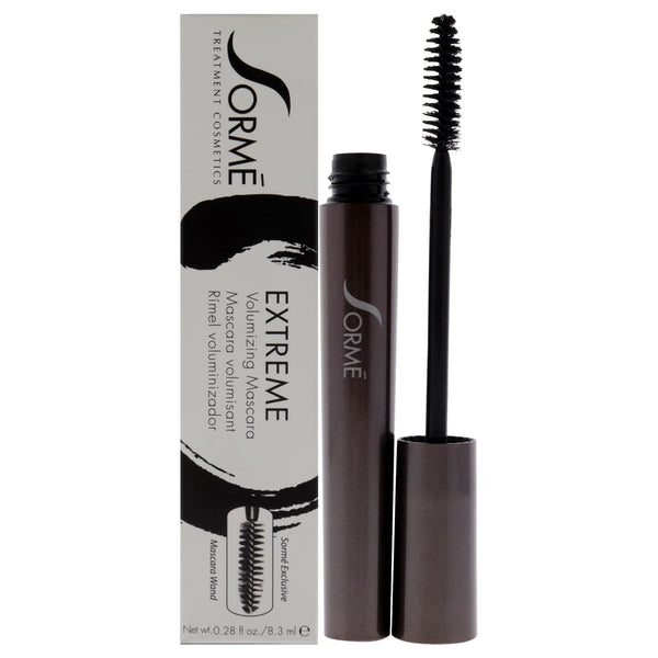 Sorme Cosmetics Extreme Volumizing Mascara - E01 Black by Sorme Cosmetics for Women - 0.28 oz Mascara