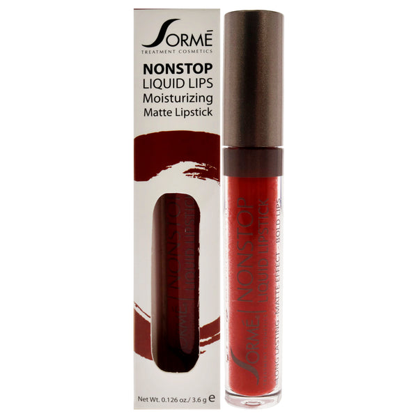 Sorme Cosmetics Nonstop Moisturizing Matte Liquid Lipstick - 270 Omg by Sorme Cosmetics for Women - 0.126 oz Lipstick