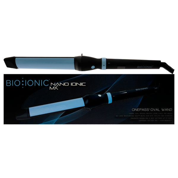 Bio Ionic OnePass Nanoionic MX Oval Wand by Bio Ionic for Women - 1.25 Inch Curling Iron