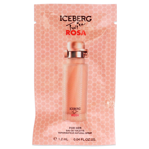 Iceberg Iceberg Twice Rosa by Iceberg for Women - 1.2 ml EDT Spray Vial (Mini)