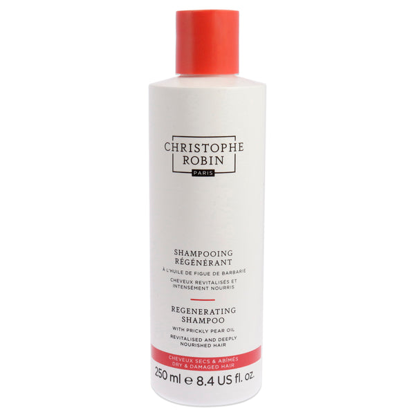 Christophe Robin Regenerating Shampoo with Prickly Pear Oil by Christophe Robin for Unisex - 8.4 oz Shampoo