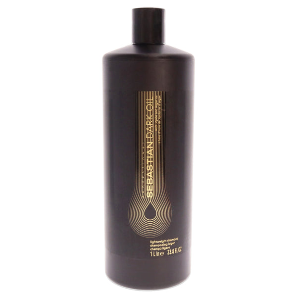 Sebastian Dark Oil Lightweight Shampoo by Sebastian for Unisex - 33.8 oz Shampoo