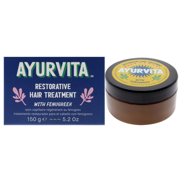 AyurVita Restorative Hair Treatment With Fenugreek by AyurVita for Unisex - 5.2 oz Treatment