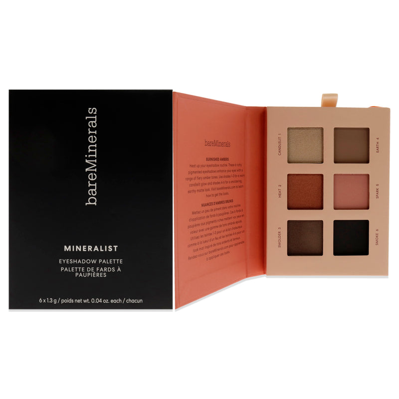 BareMinerals Mineralist Eyeshadow Palette -Burnished by bareMinerals for Women - 0.24 oz Eye Shadow