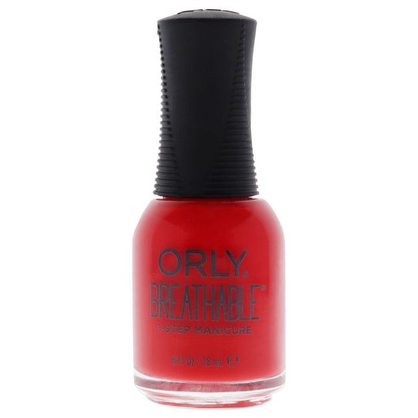 Orly Breathable 1 Step Manicure - 2060015 Cherry Bomb by Orly for Women - 0.6 oz Nail Polish