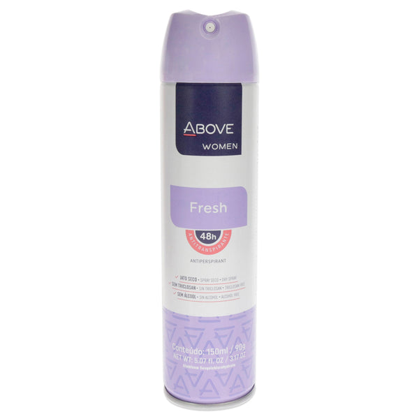 Above 48 Hours Antiperspirant Deodorant - Fresh by Above for Women - 3.17 oz Deodorant Spray