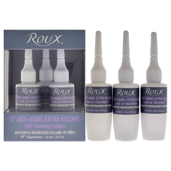 Roux Anti-Aging Extra Volume Treatment - 07 by Roux for Unisex - 3 x 0.5 oz Treatment