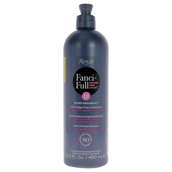 Roux Fanci-Full Rinse Instant Hair Color - 12 Black Radiance by Roux for Unisex - 15.2 oz Hair Color