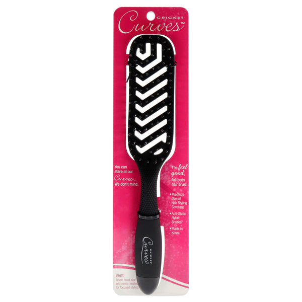 Cricket Curves Vent by Cricket for Unisex - 1 Pc Hair Brush