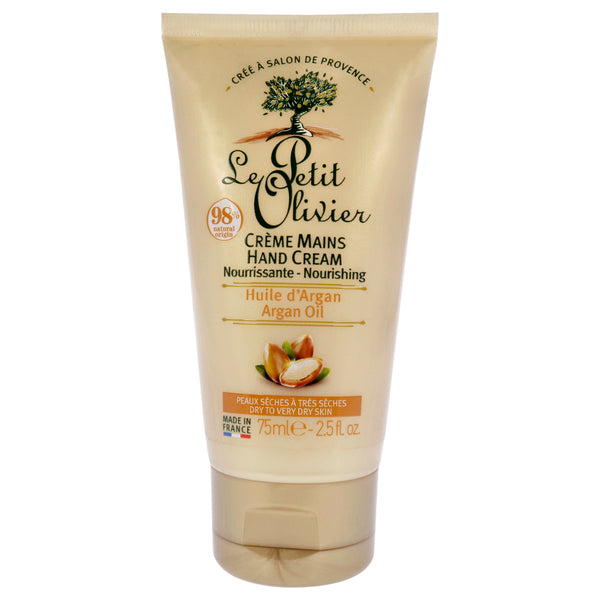 Le Petit Olivier Nourishing Hand Cream - Argan Oil by Le Petit Olivier for Women - 2.5 oz Cream