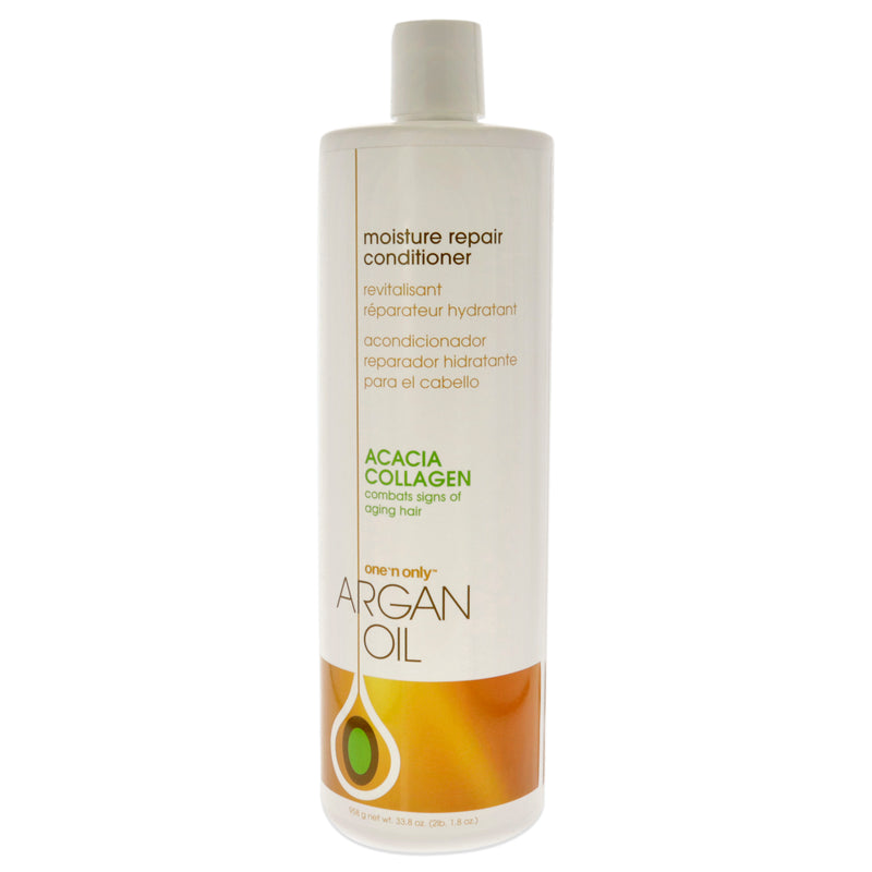 One n Only Argan Oil Moisture Acacia Collagen Repair Conditioner by One n Only for Unisex - 33.8 oz Conditioner