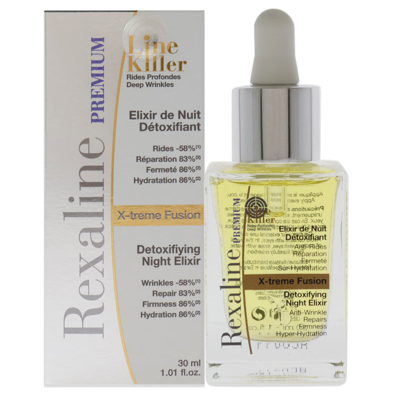 Rexaline Line Killer X-Treme Fusion Detoxifying Night Elixir by Rexaline for Unisex - 1.01 oz Serum