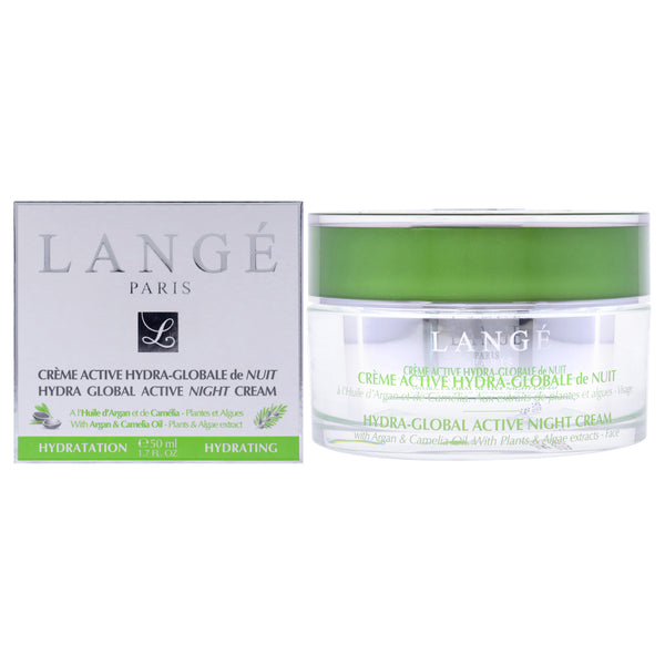 Lange Hydra Global Active Night Cream by Lange for Unisex - 1.7 oz Cream